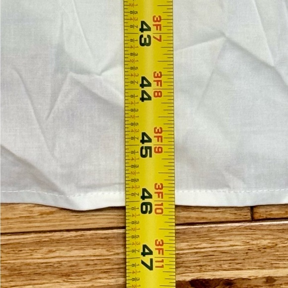 NWT Donna Morgan White‎ Tiered Stretch Cotton Maxi Sundress Sz 10 - Picture 9 of 13